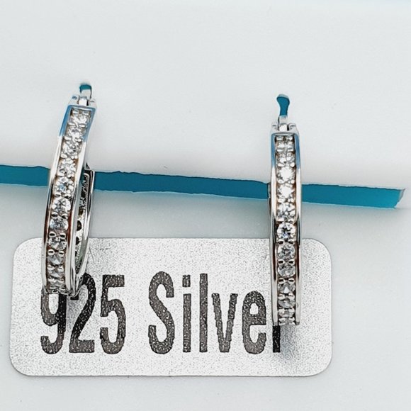 "925 Sterling Silver CZ Beautiful Earrings for Women, 1USPAR4292 - Picture 9 of 11